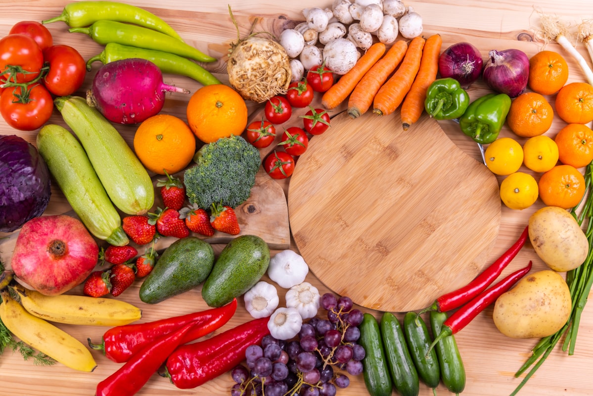 Happy person preparing healthy meal